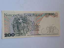 Banknot 200 zł Jarosław Dąbrowski 1988 r seria EE