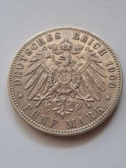 Niemcy 5 Marek Hamburg 1900 r