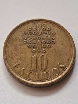 Portugalia 10 escudo 1986 r