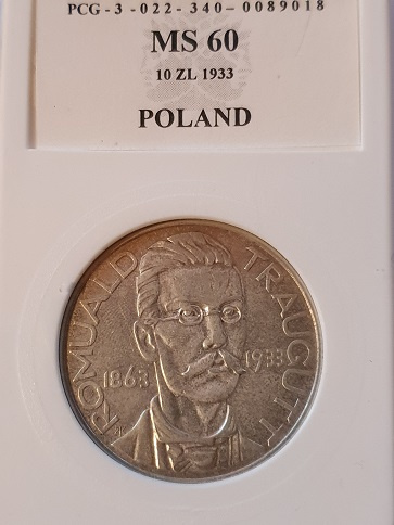 10 zł Romuald Traugutt 1933 r