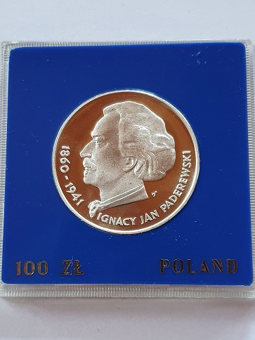 100 zł Ignacy Jan Paderewski 1975 r