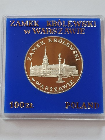 100 zł Zamek Królewski w Warszawie 1975 r