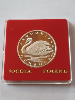 1000 zł Ochrona Środowiska Łabędź 1984 r