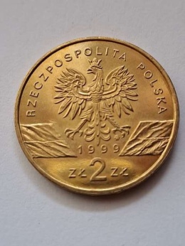 2 zł Wilk 1999 r