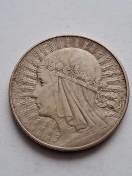 10 zł Głowa Kobiety 1933 r