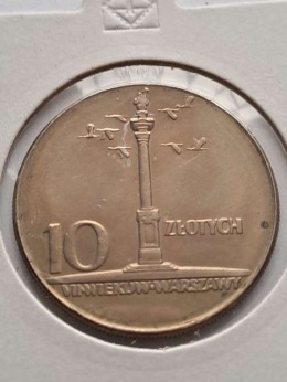 10 zł Kolumna Zygmunta Duża 1965 r