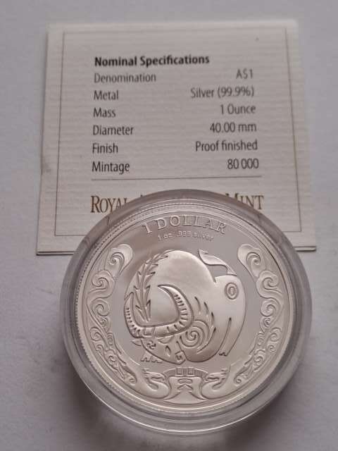 Australia 1 Dolar Rok Bawoła 2009 r