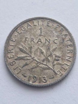 Francja 1 Frank 1913 r