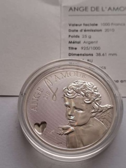 Kamerun 1000 franków Anioł Miłości 2010 r