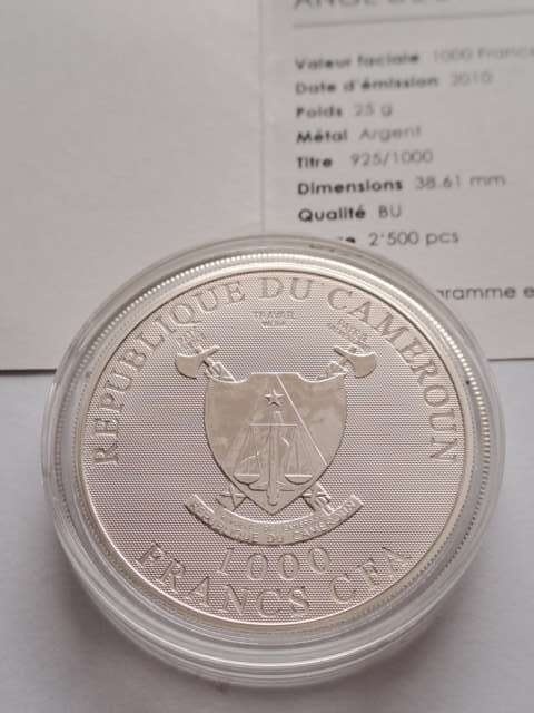 Kamerun 1000 franków Anioł Miłości 2010 r