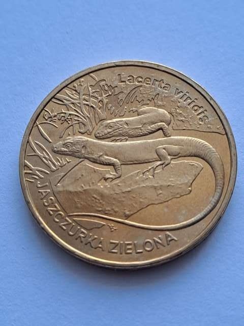 2 zł Jaszczurka Zielona 2009 r