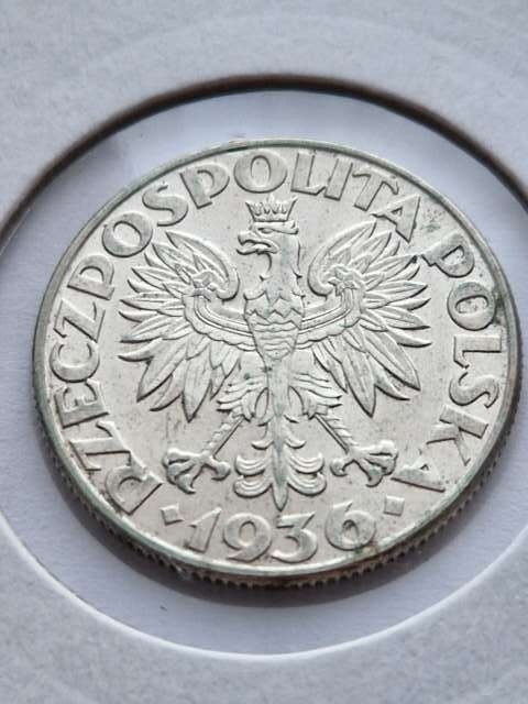 2 zł Żaglowiec 1936 r
