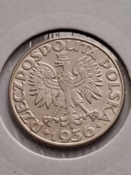 2 zł Żaglowiec 1936 r
