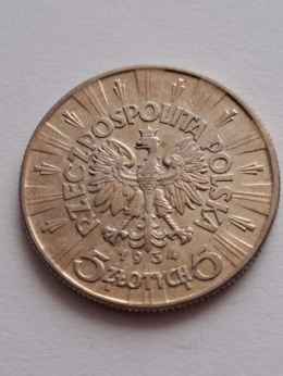 5 zł Józef Piłsudski 1934 r