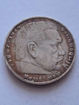 Niemcy 5 Marek Hindenburg 1935 r D
