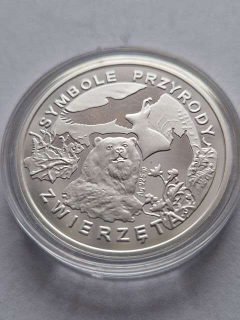 Numizmat Symbole Przyrody Niedźwiedź Brunatny