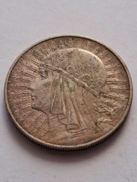 10 zł Głowa Kobiety 1932 r znak