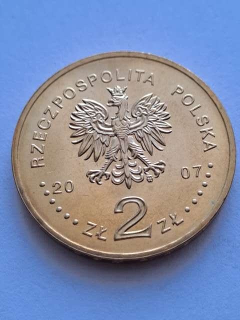 2 zł Rycerz Ciężkozbrojny 2007 r