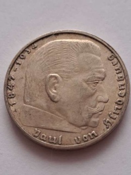 Niemcy 2 Marki Hindenburg 1938 r A