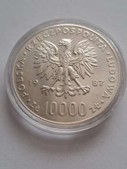 10 000 zł Jan Paweł II 1987 r