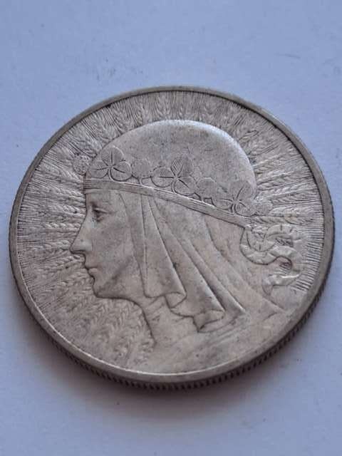 10 zł Głowa Kobiety 1932 r bez znaku