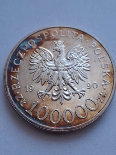 100 tys Solidarność typ A 1990 r