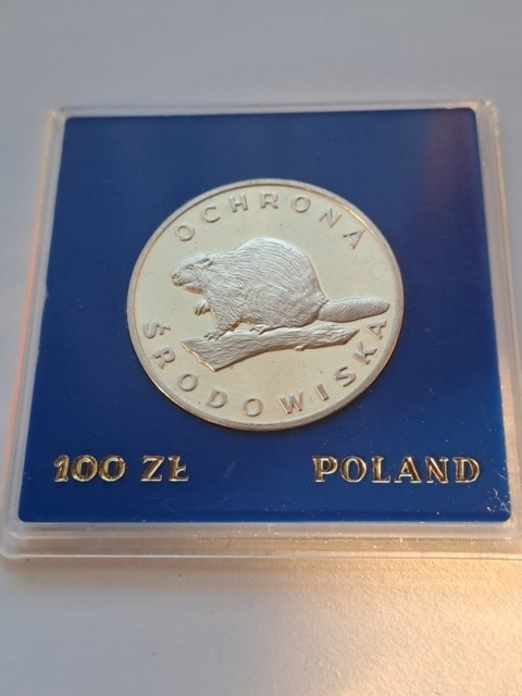 100 zł Ochrona Środowiska Bóbr 1978 r