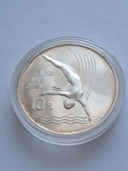 Chiny 10 yuanów Olimpiada Barcelona 1990 r