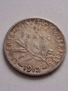 Francja 1 Frank 1912 r