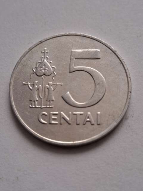 Litwa 5 Centai 1991 r