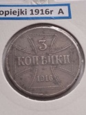 Ost 3 kopiejki 1916 r A