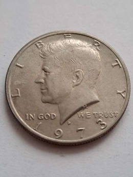 USA 1/2 Dollara Kennedy 1973 r D