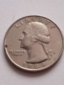 USA 1/4 Dollara Waszyngton 1989 r P