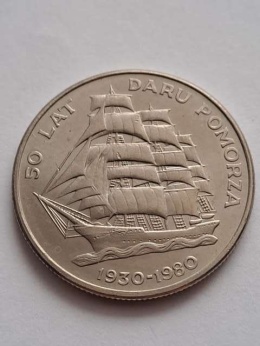 20 zł Dar Pomorza 1980 r