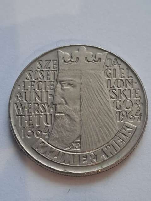 10 zł Kazimierz Wielki wklęsły 1964 r