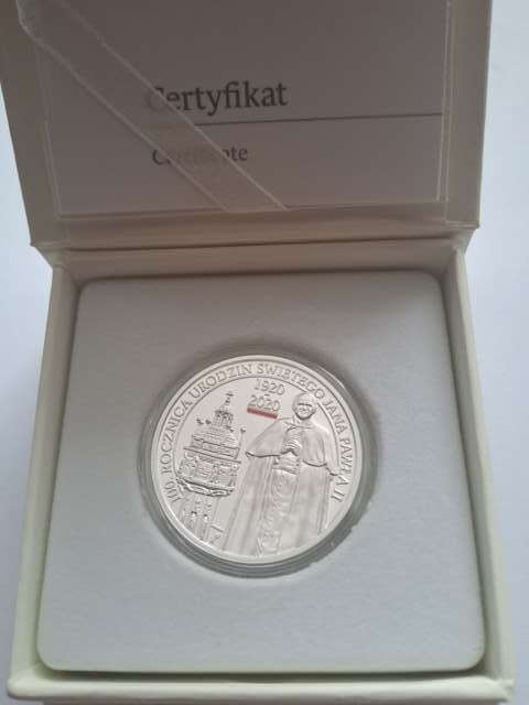 10 zł Święty Jan Paweł II 2020 r