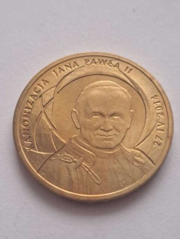 2 zł Kanonizacja Jana Pawła II 2014 r