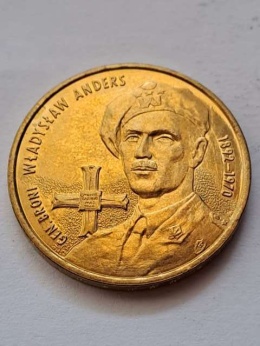 2 zł Władysław Anders 2002 r