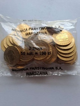 2 zł Województwo Łódzkie 2004 r worek 50 szt