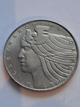 20 zł Międzynarodowy Rok Kobiet 1975 r