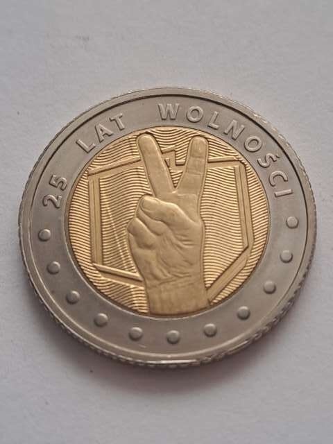 5 zł 25 Lat Wolności 2014 r