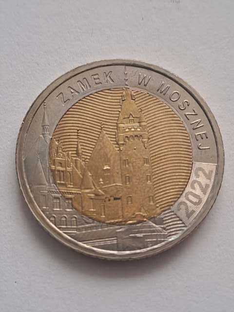 5 zł Zamek w Mosznej 2022 r