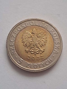 5 zł Zamek w Mosznej 2022 r