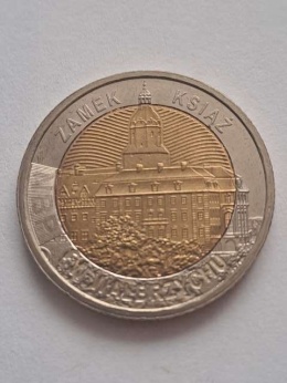 5 zł Zamek Książ 2021 r