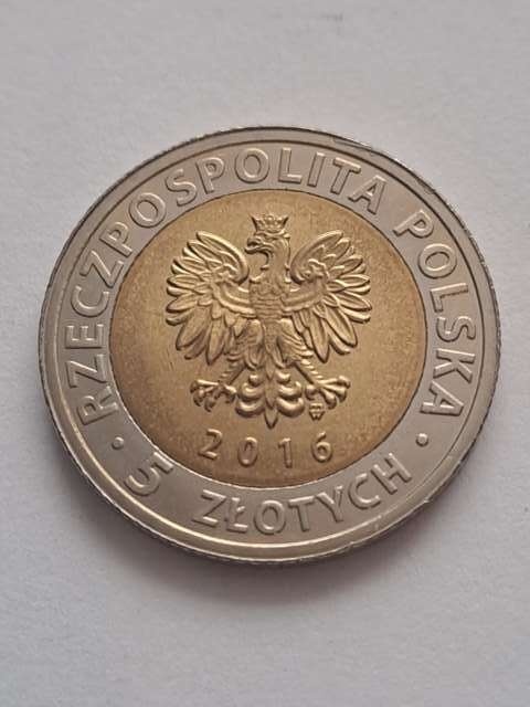 5 zł Zamek Książąt Pomorskich 2016 r