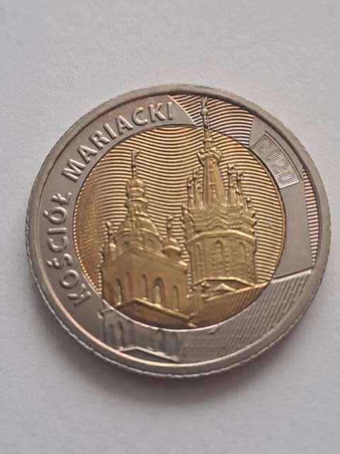 5 zł Kościól Mariacki 2020 r