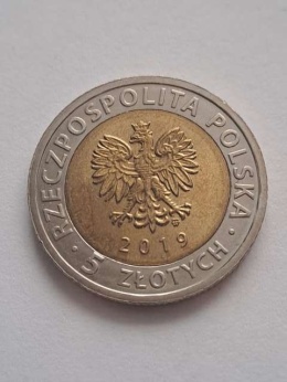 5 zł Kopiec Wyzwolenia 2019 r