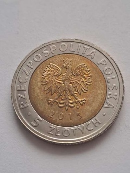 5 zł Ratusz w Poznaniu 2015 r