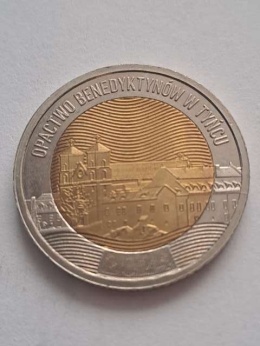 5 zł Opactwo Benedyktynów 2024 r