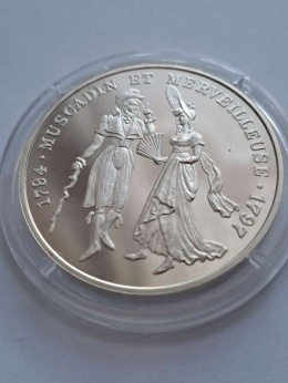 Francja numizmat Rewolucja Francuska 1789-1989 r